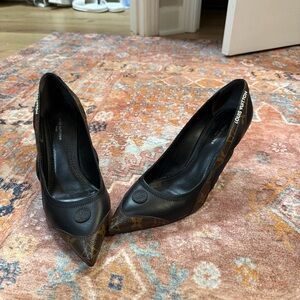 Brown and Black Louis Vuitton Women's Shoes